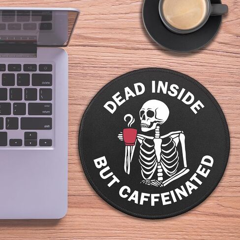 Funny Work Round Mouse Pad, But Did You Document It Mousepad for Desk Decor, Small Mouse Mat with Non-Slip Rubber Base Stitched Edge for Gaming Work Laptop Wireless Mouse, Colleague Gifts in Kuwait