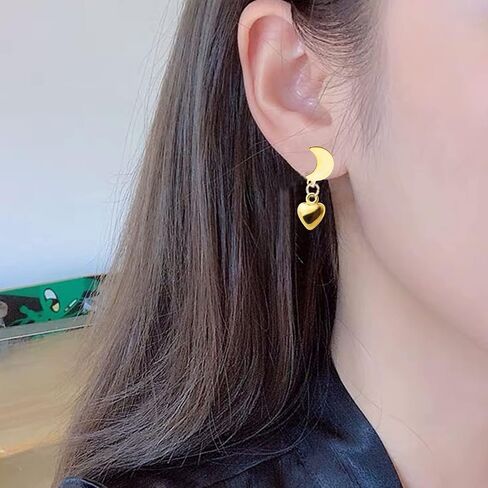 20pcs Star Earrings Studs Stainless Steel Earring Post Studs Hypoallergenic Stud Earring with Loop and 20pcs Butterfly Earring Backs for DIY Jewelry Earrings Making in Saudi Arabia