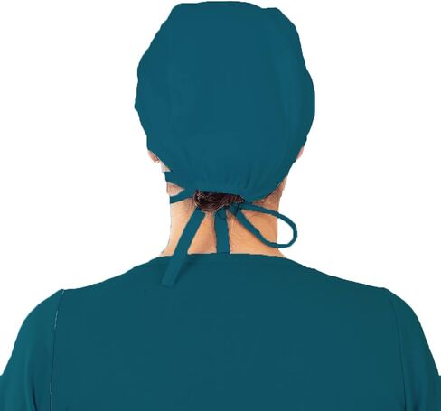 Two Pack Surgical Caps for Men and Women with Adjustable Cords and Spandex Fabric in Many Colors in Saudi Arabia