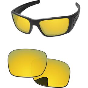 Replacement Lenses for Oakley Fuel Cell OO9096 Sunglasses Pro+ Black Chrome Polarized