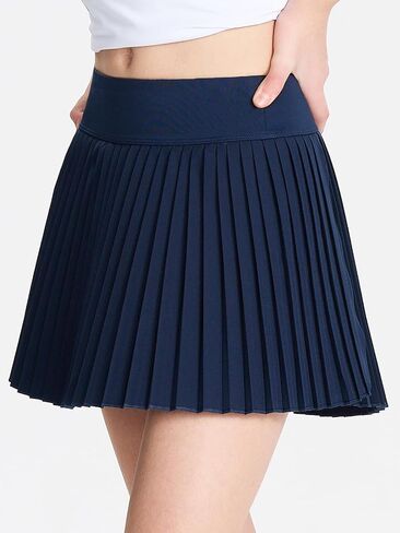 DEVOROPA Girls Pleated Skirt with Shorts Tennis Athletic School Kids Teen Skorts with Pockets in Saudi Arabia
