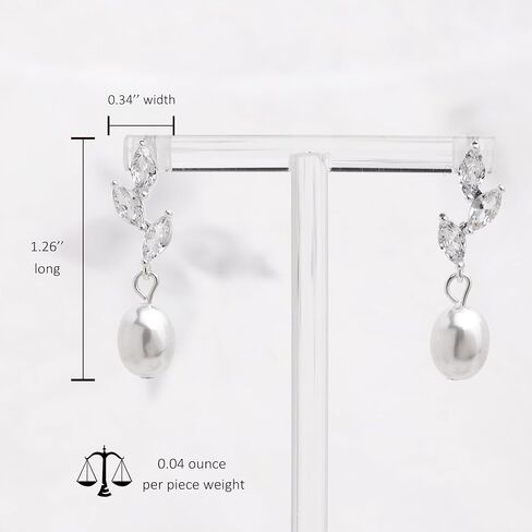 Sonateomber Small Cubic Zirconia Crawler Stud, Dainty Curved Climber Cartilage Earrings for Women - Sparkly Rhinestone Crystal Drop Dangle Jewelry Gift in Kuwait