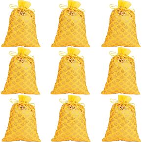 Touchstone Drawstring Bags Traditional Indian Handcrafted Fabric Perfect for Gifts Jewelry Weddings Pouches Purses Potli