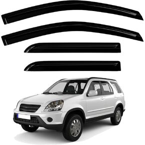 Rain Guards for Car Windows for Chevy/GMC 2007-2013 Silverado/Sierra Extended Cab,Rain Guards for 2014 Silverado/Sierra 2500HD/3500HD Noise Reduction Window Rain Guards