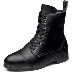 Women's Spice Safety Boot, Jet Black, Steel Toe, Side Zipper