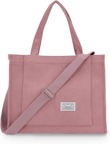 Tote Bag Women Aesthetic Corduroy Bags Cross body Bag Purse for Women Mini Travel Bags Handbags Everyday Bag Square in Kuwait