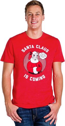 Tipsy Elves Men's Funny Christmas T Shirts - Hilarious Xmas Shirts for Ugly Christmas Sweater Party in Saudi Arabia