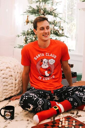 Tipsy Elves Men's Funny Christmas T Shirts - Hilarious Xmas Shirts for Ugly Christmas Sweater Party in Saudi Arabia
