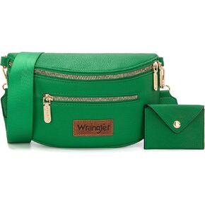 Wrangler Crossbody Bag for Women Cute Fanny Pack Small Belt Chest Waist Bag