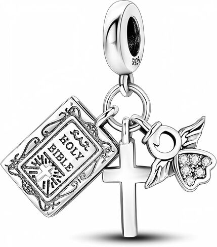 CYCUFF 925 Sterling Silver Charms Suitable for Charm Necklaces, Bracelet Pendants Beads Jewellery Gift for Women Girls in Kuwait