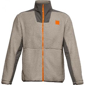 Under Armour Men's UA Legacy Sherpa Full Zip Jacket (Highland Buff / Brown Umber, X-large) (1357474)