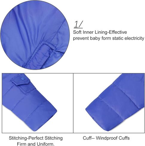 سترة بغطاء للرأس للأطفال حديثي الولادة من ZOEREA بدلة ثلج لعربة الأطفال in Kuwait