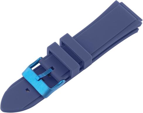 Compatible with GUESS Watch 22mm Band, Soft Silicone Rubber Replacement Strap for GUESS Watch Series 45mm W0247G3 W0040G3 W0040G7, Black in Kuwait