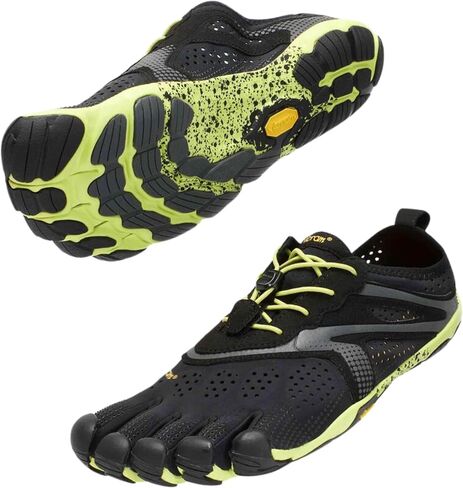 Vibram FiveFingers Men's V-Run Shoes Golden Yellow/Black 44 in Saudi Arabia