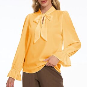 VIPONES Fall Blouses for Women 2024, Womens Long Sleeve Tunic Tops Shirt Blouse Casual in Kuwait