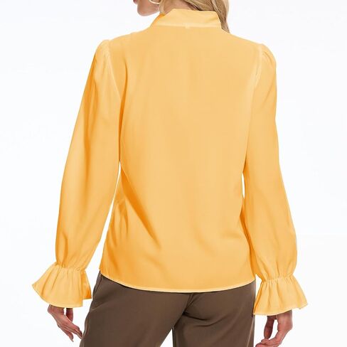 VIPONES Fall Blouses for Women 2024, Womens Long Sleeve Tunic Tops Shirt Blouse Casual in Kuwait