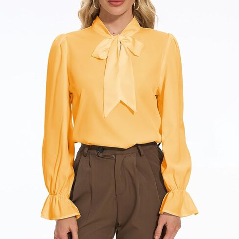 VIPONES Fall Blouses for Women 2024, Womens Long Sleeve Tunic Tops Shirt Blouse Casual in Kuwait