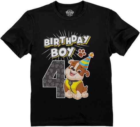 Paw Patrol Rocky Birthday Boy 4 Toddler Kids Toddler Kids T-Shirt in Kuwait