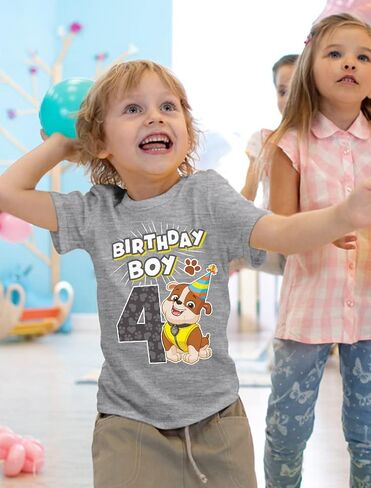 Paw Patrol Rocky Birthday Boy 4 Toddler Kids Toddler Kids T-Shirt in Kuwait