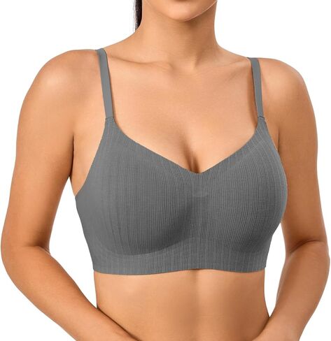 Push Up Bras for Women Wireless Bra Silicone Soft Support Seamless Comfortable Wire Free Bralette Small to Plus Size in Kuwait