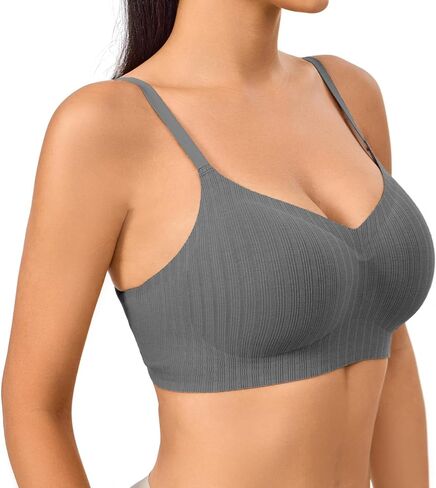 Push Up Bras for Women Wireless Bra Silicone Soft Support Seamless Comfortable Wire Free Bralette Small to Plus Size in Kuwait