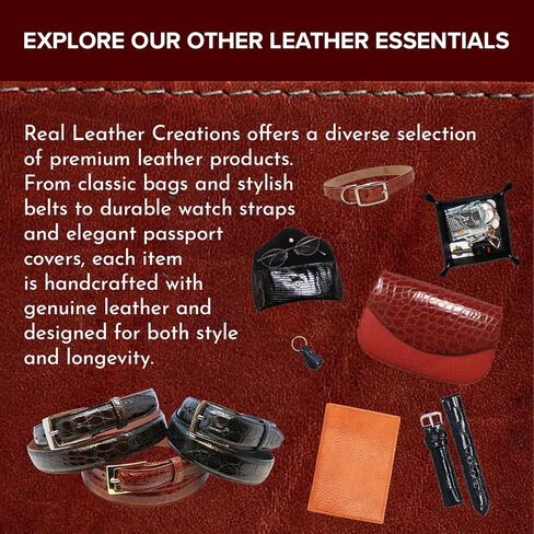 مشبك نقود مغناطيسي من جلد التمساح الأصلي من شركة Real Leather Creations - مباشرة من المصنع الأمريكي - مغناطيس قوي محمي - حامل نقود - صنع في الولايات المتحدة الأمريكية FBA498 in Kuwait