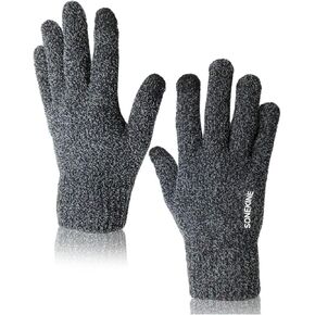 Winter Gloves for Men and Women, Cozy & Accurate Touch Screen Texting Gloves - 1 Pair, Microfiber Gloves for Cold Weather in Saudi Arabia