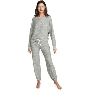 Honeydew Intimates Women's Star Seeker Lounge Set, Camo, Green, Print, L