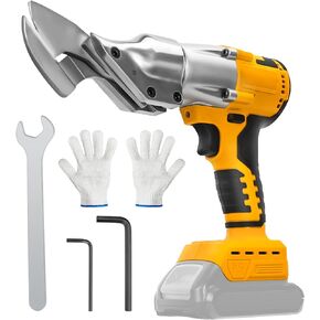 Cordless Metal Shear for DeWalt 20V Max Battery, Brushless Electric Metal Scissors for Cutting Stainless Sheet, Metal, Iron, Carpet, Leather, Cardboard (NO Battery)