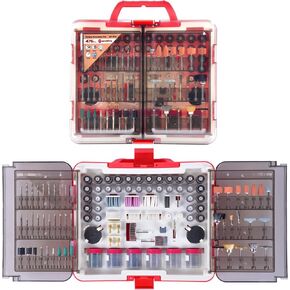 476 PCS Rotary Tool Accessories Kit, 1/8-in Shank Rotary Tool Kit, Universal Fitment for Easy Polishing, Sanding, Cutting, Drilling, Engraving, Sharpening, Grinding with Portable Storage Case