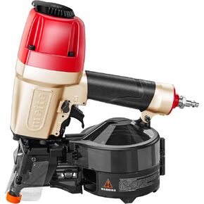 meite Siding Nailer, Pneumatic Siding Nail Gun Lightweight Air Coil Nail Gun with Safety Nose, Nail Depth and 360°Exhaust Adjustable, Compatible with 1-1/2" to 2-1/2" Coil Siding Nails (CN65S)