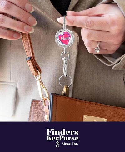 Finders Key Purse - Women’s Key Finder, Key Holder, Key Ring, Cute Keychain, Keychain, Accessories, Car Keys Keychain, Key Hook, Bling, Pawprint in Kuwait