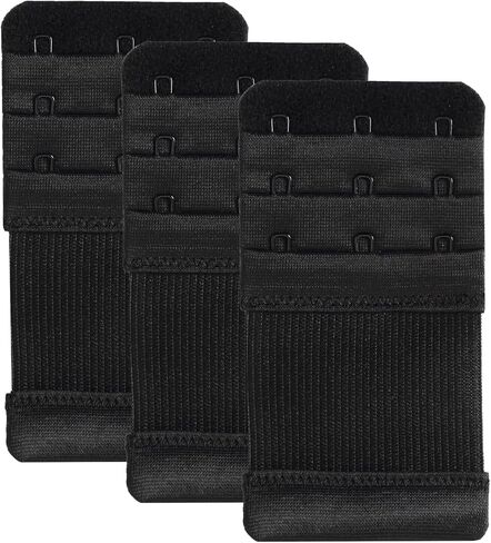 Bra Extender 3 Hook Bra Extension Strap Soft Stretchy, Pack of 3 in Kuwait