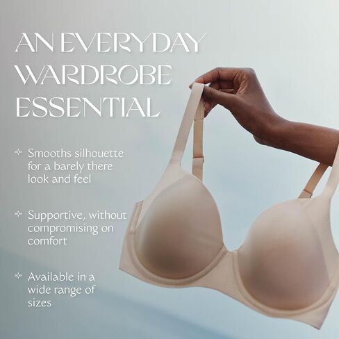 Triumph Women's Body Make-Up Underwired Half-Cup Padded T-Shirt Bra in Kuwait