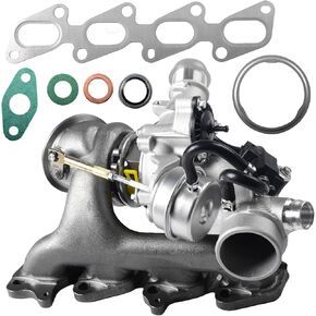 Turbo Turbocharger with Gasket Kit for Chevy Chevrolet Cruze 2011-2019 1.4L, Buick Encore 2013-2021 1.4L, Sonic 2012-2020 1.4L, Trax 2013-2021 1.4L Turbo Replaces# 55565353