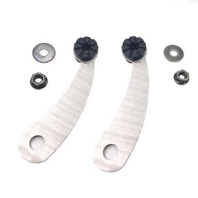 Universal Motorcycle Speedometer Mount 304 Stainless Steel Speedometer Bracket with Screw Nuts and Rubber Pads