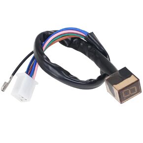 Speedometer Indicator Motorcycle Led Digital Gear Indicator Display Shift Lever Sensor Universal Aftermarket Parts. (2Pcs)