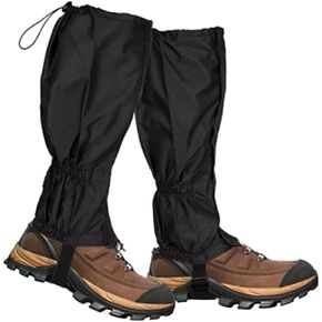 ValueHall Leg Gaiters 1 Pair Anti-Tear Snow Boot Gaiters Outdoor Snowshoeing Walking Climbing Legging Gaiter Waterproof and Adjustable Snow Boot Gaiters for Outdoor Snowshoeing Hiking Hunting V3B05