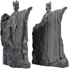 Large Decorative Bookends, 6.7" Book End Resin Collectibles, Decorative Book Stopper Binder and Dividers for Library Office Home