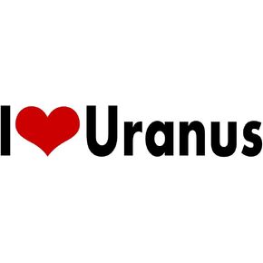 i Love Uranus Sticker Decal Vinyl Bumper DÉCOR CAR Truck Locker Window Wall Notebook