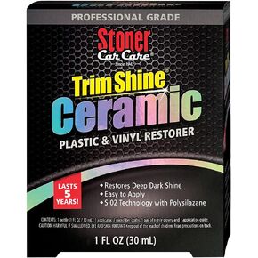 Stoner Car Care 95451 Trim Shine Ceramic Plastic and Vinyl Restorer Kit Professional Grade Restore Automotive Create a Semi-Permanent Shine