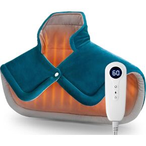 Heating Pad for Neck and Shoulder, 2lb Weighted Neck Heating Pad for Pain Relief, Birthday Christmas Gifts for Women, Men, Mom, Dad, Mothers Day Gifts, 6 Heat Settings Auto-Off Home Office