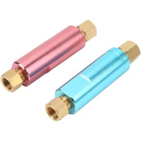 Aramox Pressure Valve, 2pcs Valve Metal Brake Pressure Check Valve Universal for Race Cars