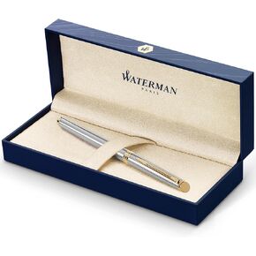 Waterman Hémisphère Rollerball Pen | Gloss Black with Chrome Trim | Fine Point | Black Ink | Gift Box