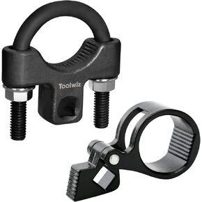 Toolwiz Inner Tie Rod Removal Tool, 3/8'' Universal Low Profile Tool and Inner Tie Rod Hex Wrench Repair Removal Tools 27-42mm Tie Rod End Wrench Tool with 1/2" Drive Universal Tie Rod Tool Kit Black