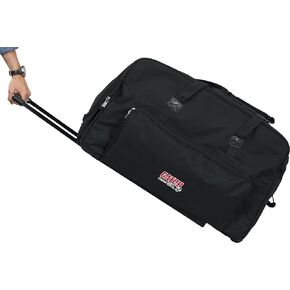 Gator Cases Rolling Speaker Bag for Small Format 12" Loudspeakers with Retractable Pull Handle (GPA-712SM)