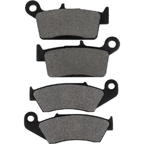 LOCOPOW Front & Rear Brake Pads for Honda XR650L CR125 CR250 XR250 XR650 XR400 Suzuki DRZ400 RM125 Yamaha YZ125 YZ250 WR250 Kawasaki KX250 KX125