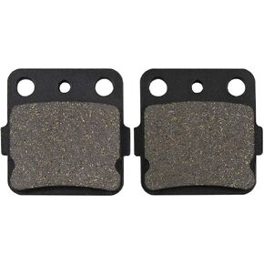 Motorcycle Rear Brake Pads Compatible for Yamaha YFZ350 Banshee YFZ 350 1987-2009 / YFM350X Warrior 350 1987-2004