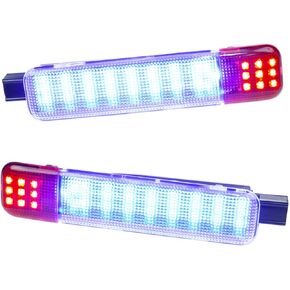 4PCS Led Doors Panel Light Interior Courtesy Lights Compatible with Chevy Silverado GMC C/K,Sierra 1500 2500 3500, Suburban, Avalanche, Hum-mer H2 Yukon