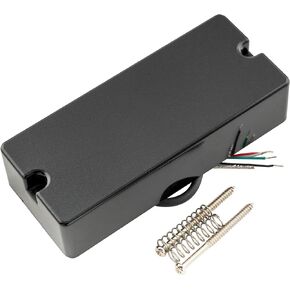 Artec MDC4 Ceramic Magnet Soapbar Style Bass Pickup Bridge Pickup 12.4K for 4-String Bass, Black